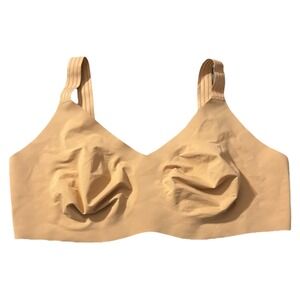 Knix‎ Bra 8 Evolution Everyday Wireless Unpadded Tan Seamless Comfort Smoothing